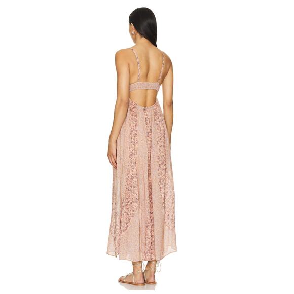 Free People Forever Time Sleeveless Midi Dress Size Large - Picture 6 of 16